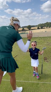 What a great swing. A future star in the making 🌟 | Ladies European Tour