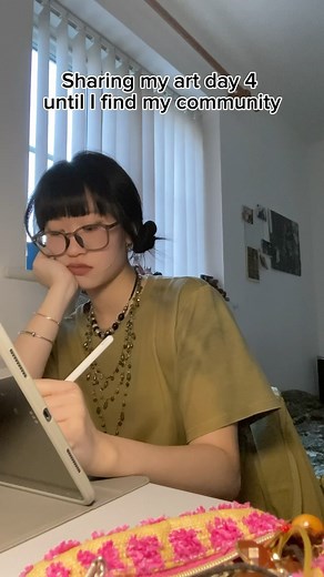 安安 on Instagram: "Day 4 of sharing my art until I find my community #art #artist #artistoninstagram #artreels #artistsupport #emergingartist #fineart #artstudio #artvlog #painting #digitalart #originalcharcter #procreate #artstudent"