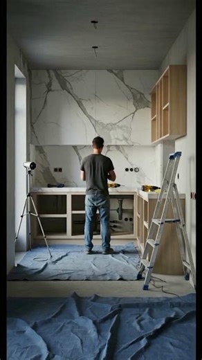 kitchen renovation time lapse #interiordesign #shortvideo #shortvideo #interior #interior #vlogger