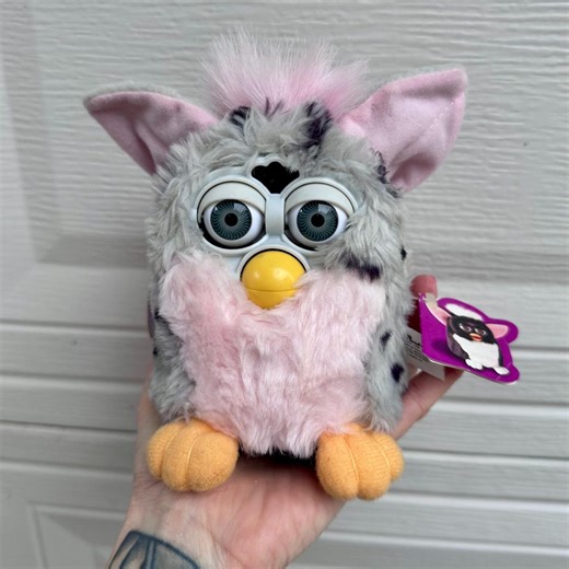 Vintage 1998 Tiger Electronics Snow Leopard Furby - Etsy