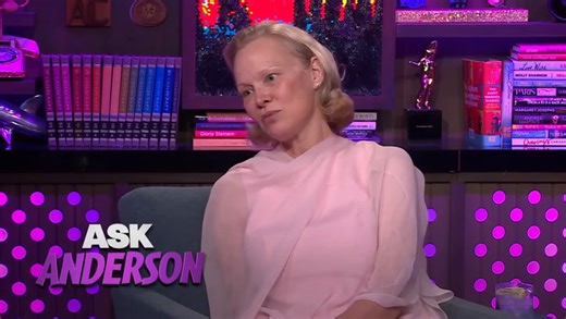 Pamela Anderson defies self-imposed makeup rule in 90s lipliner