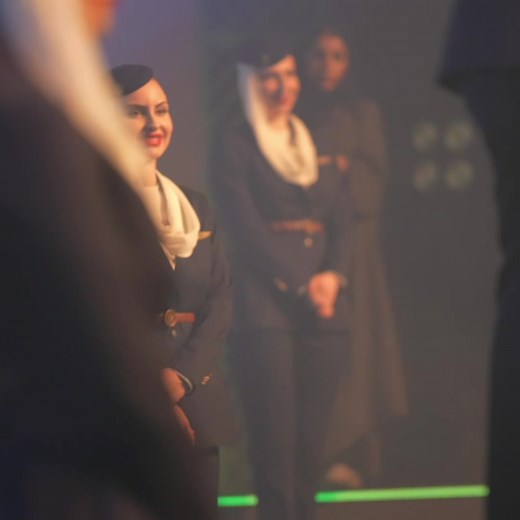 Our cabin crew welcomes you with warmth and a new elegant style ✨ #ThisIsHowWeFly | SAUDIA AIRLINES الخطوط السعودية