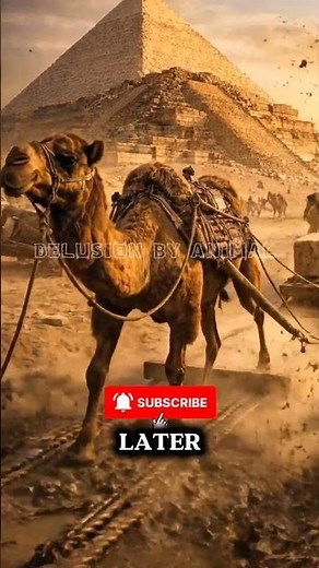 Did Camels Help Build the Pyramids? The Truth About Ancient Egypt 🐪🏛️ #ancientegypt #egyptology