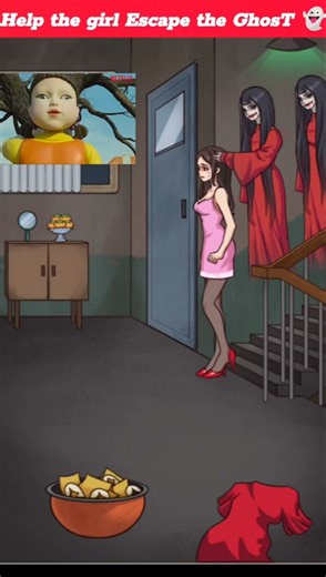 👻 Help the Girl Escape the Ghost House 😱 | Nightmare Puzzle Game
