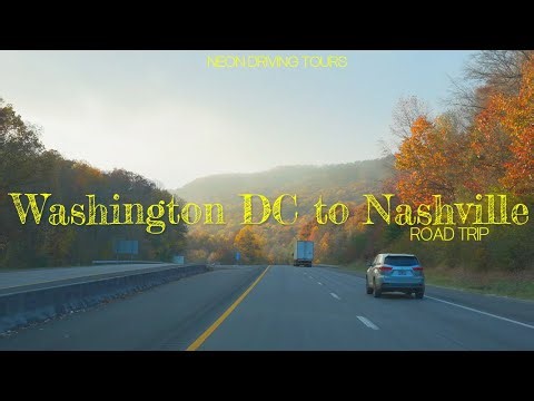 Washington DC to Nashville Complete Road Trip 4K 60FPS HDR