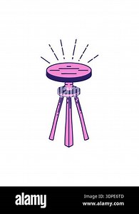 spinning motion animation of drawing of a wooden stool Stock Video Footage - Alamy