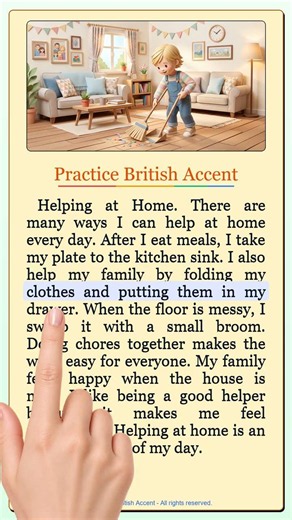 British English Practice | English Reading Practice 🇬🇧 | British Accent #Shorts