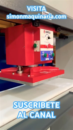 Conoce los controles de la Suajadora de carro móvil Capelli #simonmaquinaria