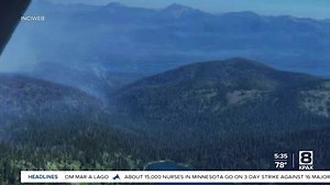Wildfire east of Bigfork burning over 1,000 acres