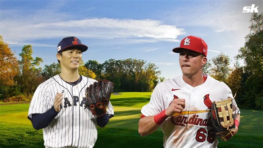 Yoshinobu Yamamoto reconnects with Lars Nootbaar on the golf course amid coveted MLB move