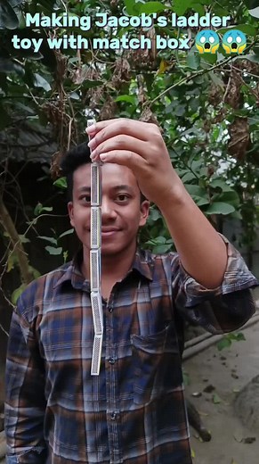 DIY Jacob's Ladder Toy with Matchbox