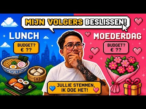 MIJN INSTAGRAM VOLGERS BESLISSEN MIJN LUNCH EN MOEDERDAGCADEAU!