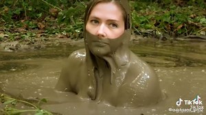 Exploring a Serene Muddy Water Scene in Nature