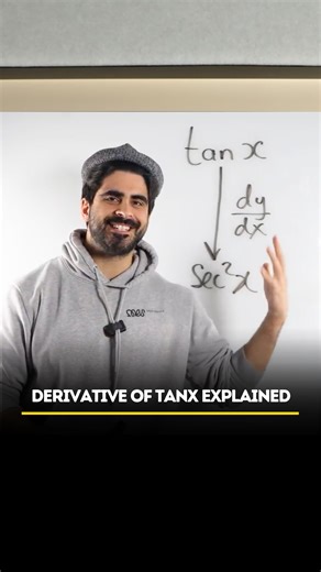 23K views · 427 reactions | Derivative Of Tanx Explained 勞 #Tanx #Differentiation #MyEdSpace #neildoesmaths #Mathstutor | Neil Does Maths | Facebook