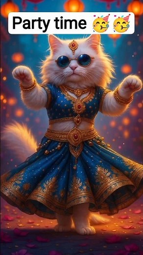 party mein mujhko Jana #cute #cat #babytoons #cartoon