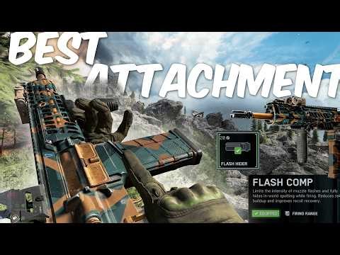 Can the Flash Comp Replace the Suppressor in Battlefield 6?