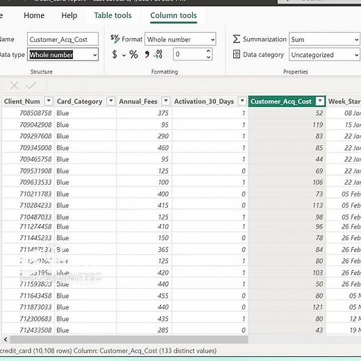 How to change data types in power BI
