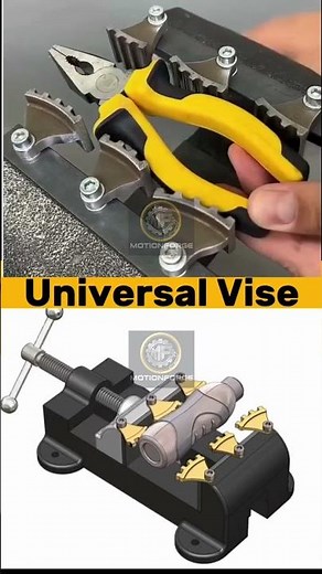 Universal Vise – Mechanical Design#Engineering #mechanical #HowItWorks #tech #Mechanics #tools