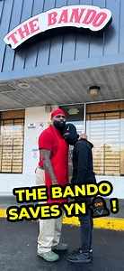 8K reactions · 797 shares | The Bando saves YN 亮♥️藍, 2025. -Eat More Bando Wings * no YN's or Unc's were harmed in the making of this skit. All individuals are paid actors and everyone appreciate your support. * Stay tuned for part 2 "YN's 亮1st day @ THE BANDO" : @hbiii #fyp #skit #comedy #funny #marketing #fyp #iphone #love #family #blackowned #darkhumor #tiktok #silly | The Bando | Facebook