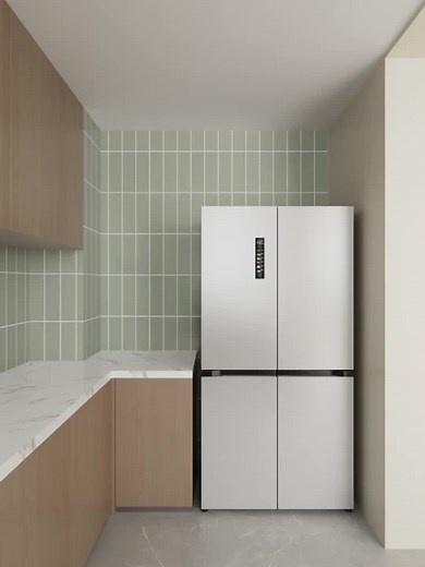 Stylish and Functional Brick-Clad Cabinet Design