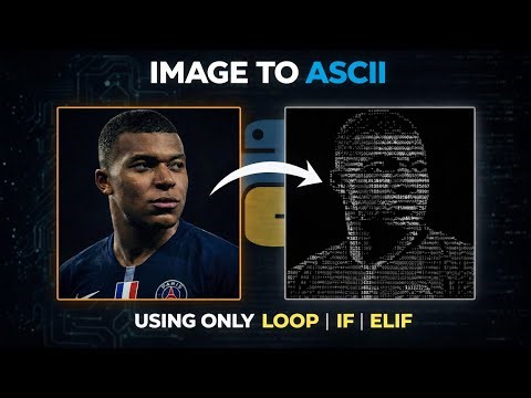 How I Made ASCII Art in Python Without Any Library 😮