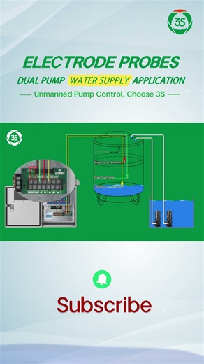 ELECTRODE PROBES DUAL PUMP WATER SUPPLY APPLICATION #shorts