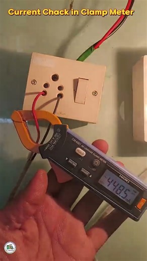 current Measurement with a clamp meter #shorts #electrical