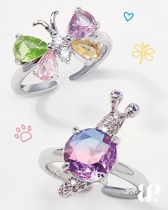 Our Cottontail & Co Collection is here! 🎉 Bunnies, bees, butterflies...OH MY! Full of little critters and spring flowers, this collection is set in rose gold and Rhodium plating. At only $19.95 each, your special little one will want to collect them all ✨ Contact your Party Rep to get you kiddos spring ready! 🐰💐 Link in bio. | Bomb Party