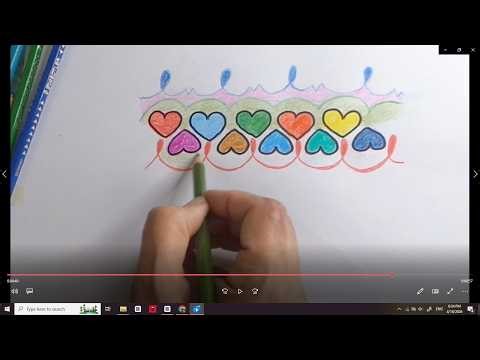 How to make a pattern design | Fun Pattern Design for students 🎨 Easy Drawing Activity | art & craft