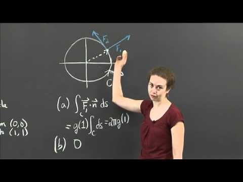 Flux across a curve | MIT 18.02SC Multivariable Calculus, Fall 2010