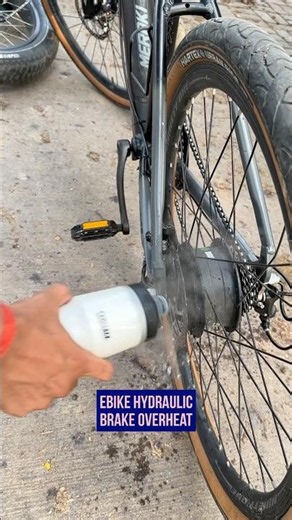 My Ebike Hydraulic Brake started Smoking 😳