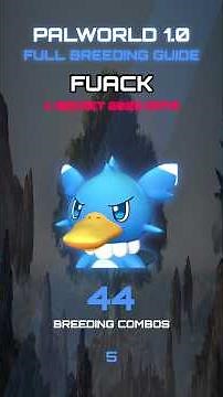 PALWORLD 1.0 Fuack FULL BREEDING OPTIONS GUIDE