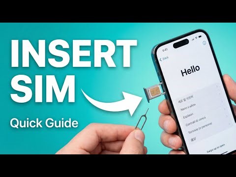 iPhone How To Sim Card