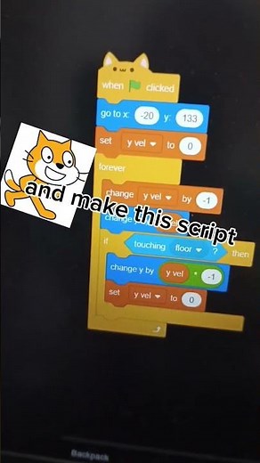how to make gravity in scratch