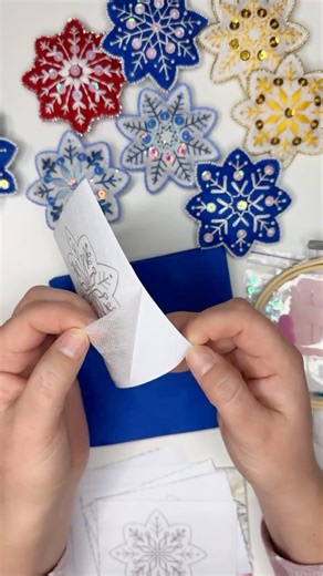 How to use Stick & Stitch water erasable stabilizer #beginnerembroidery #handembroideryforbeginners