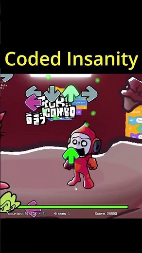 FNF: Coded Insanity - Scratch Aethos (Canceled Build) #shorts #gameplay