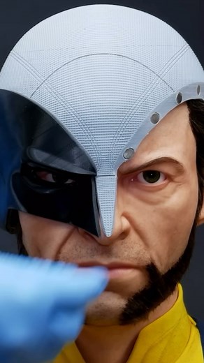 Do3D.com on Instagram: "@richter_steven has just unveiled another masterpiece for his stunning art collection! Using both 3D printing and traditional handcrafting techniques, his works are a must-see. Don't forget to follow his account and show some love! ❤️👏 Get STL/3D print files from @do3d_com. Helmet 3D model available at https://www.do3d.com. Be sure to use code: RICHTER20 to get discounts on all Do3D models. . . . . #wolverine #deadpool #deadpoolwolverine #ryanreynolds #hughjackman #marve