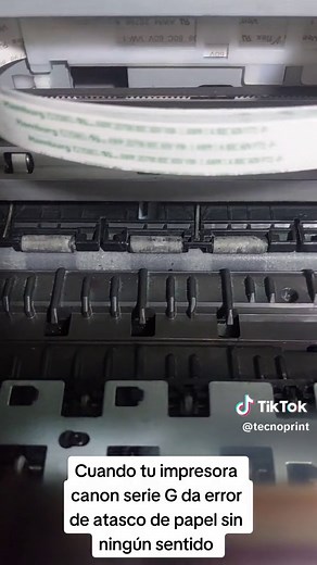 Como solucionar atasco de papel en impresoras Canon Series G todos los modelos!! #serviciotecnico #mantenimiento #serviciotecnicodeimpresoras #canon #impresoras