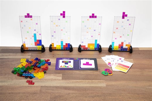 26 reactions |  Enjoy this classic game in a whole new way!  Play head-to-head with up to four players in an all-new tabletop strategy game based on the world famous Tetris® game. Each player drops Tetrimino pieces into their own Matrix tower each turn. You know what to do. https://www.target.com/p/tetris-head-to-head-multiplayer-strategy-game/-/A-82006413#lnk=sametab | Buffalo Games | Facebook