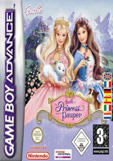 Barbie - The Princess And The Pauper ROM Free Download for GBA - ConsoleRoms