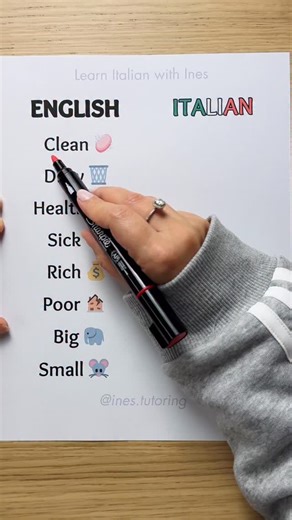 Ines Gjeci on Instagram: "Learn Italian 🇮🇹📚"