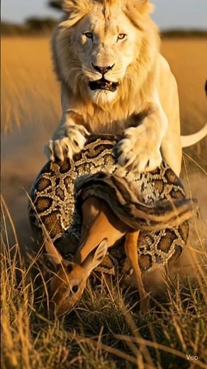 “The White Lion: Savior of the Savannah” #shorts