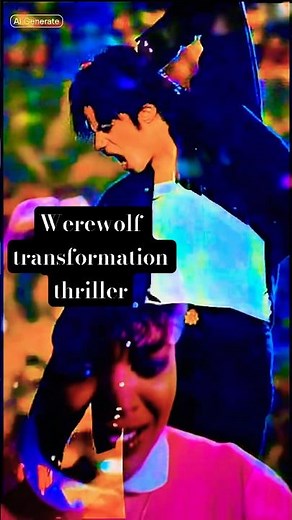 CapCut template by Vicky Green. Werewolf transformation.