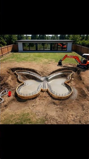 Insane Backyard Transformation Into a Butterfly Koi Pond 🦋💧