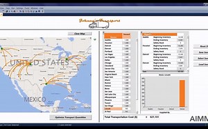 Network Planning Optimization Demo（供应链网络规划优化）展示AIMMS