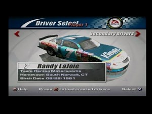NASCAR Thunder 2002 - Randy LaJoie @ Daytona Night