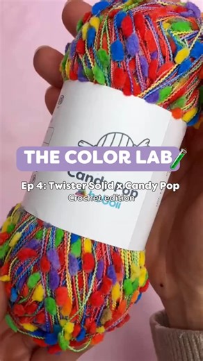 Hobbii - Yarn & Free Patterns on Instagram: "Ready to add more color to your crochet? 🎨 Mixing two yarns or shades is a simple way to create unique textures and stunning effects. ✨ Which color combination is your favorite? 🌈😍 🩷 Candy Pop and Twister Solid Light Pink (114) 🤍 Candy Pop and Twister Solid Natural White (101) 🖤 Candy Pop and Twister Solid Black (105) 🩵 Candy Pop and Twister Solid Iceberg (129) ❤️ Candy Pop and Twister Solid Red (112) . . #Hobbiicolorlab #thecolorlab #mixingyar