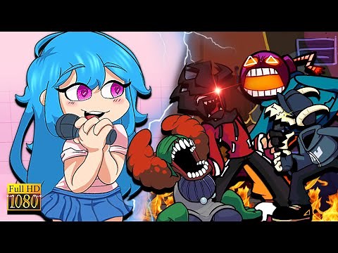 ¡SKY HD💖 y ABSOLUTE RAGE🔥 el ultimo romperá tus dedos! (Links en la descripción) Mods de fnf