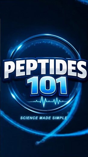 Peptide Basics: What peptides are, how they work in the body, & why they matter. #peptides #science