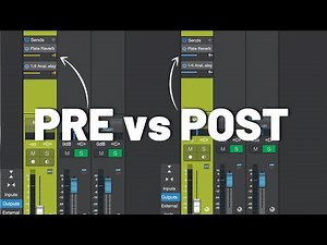 Pre Fader vs Post Fader Sends in #StudioOne